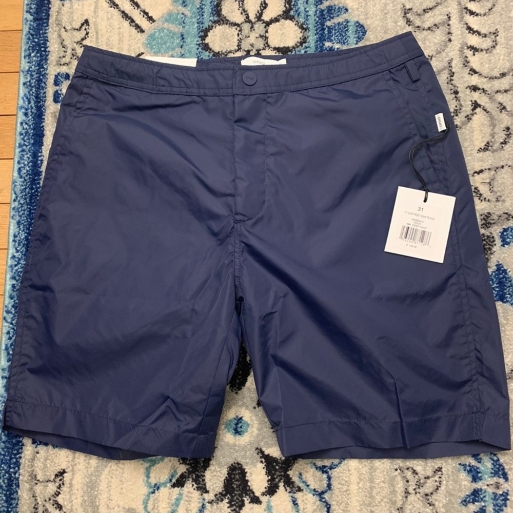 Onia 7.5 Inch Snap Front Swim Trunks Size 31